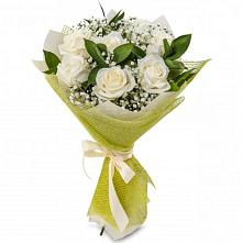 Букет цветов из:  Розы #REPLACE_PRED# Рыздвяный
