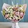 Букет цветов из: Альстромерии и Розы в Рыздвяный