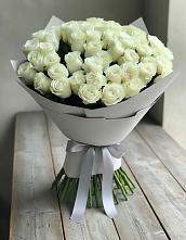 Букет 35 Белых роз в Рыздвяный