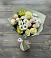 Букет цветов из: Альстромерии, Розы и Хризантемы в Рыздвяный