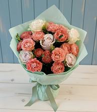Букет цветов из:  Розы в Рыздвяный