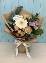 Букет цветов из:  Герберы и Хризантемы #REPLACE_PRED# Рыздвяный