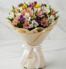 Букет цветов из:  Альстромерии в Рыздвяный