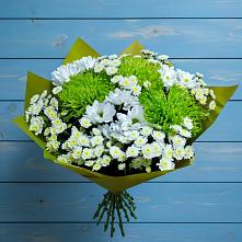 Букет цветов из:  Хризантемы в Рыздвяный