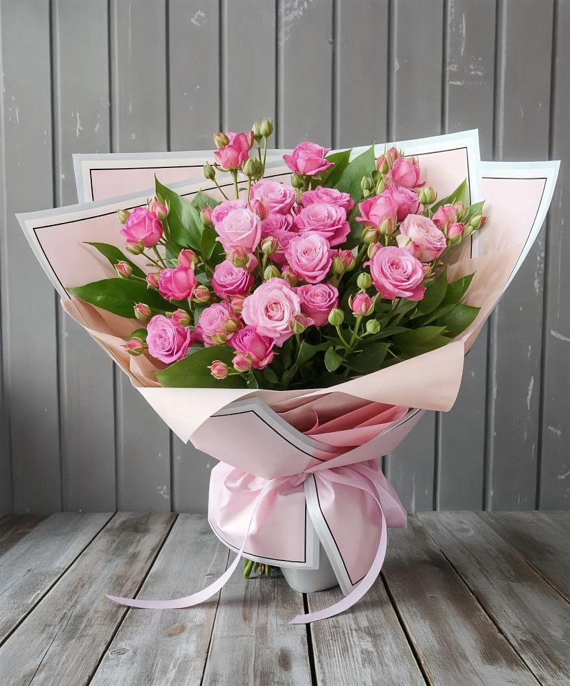 Букет Розовый кустик в Рыздвяный