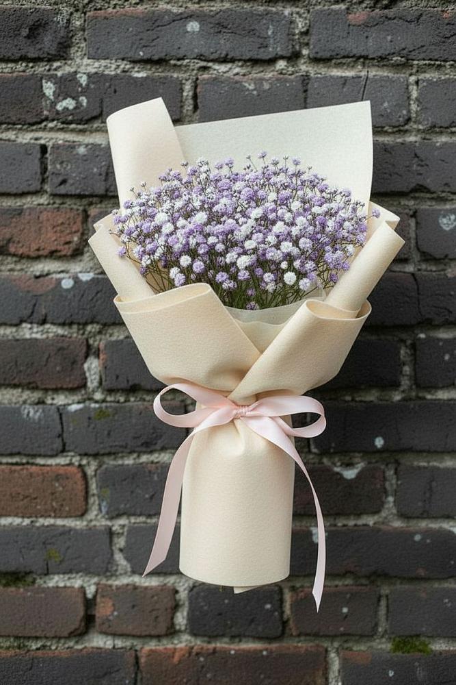 Букет цветов из: Гипсофила в Рыздвяный