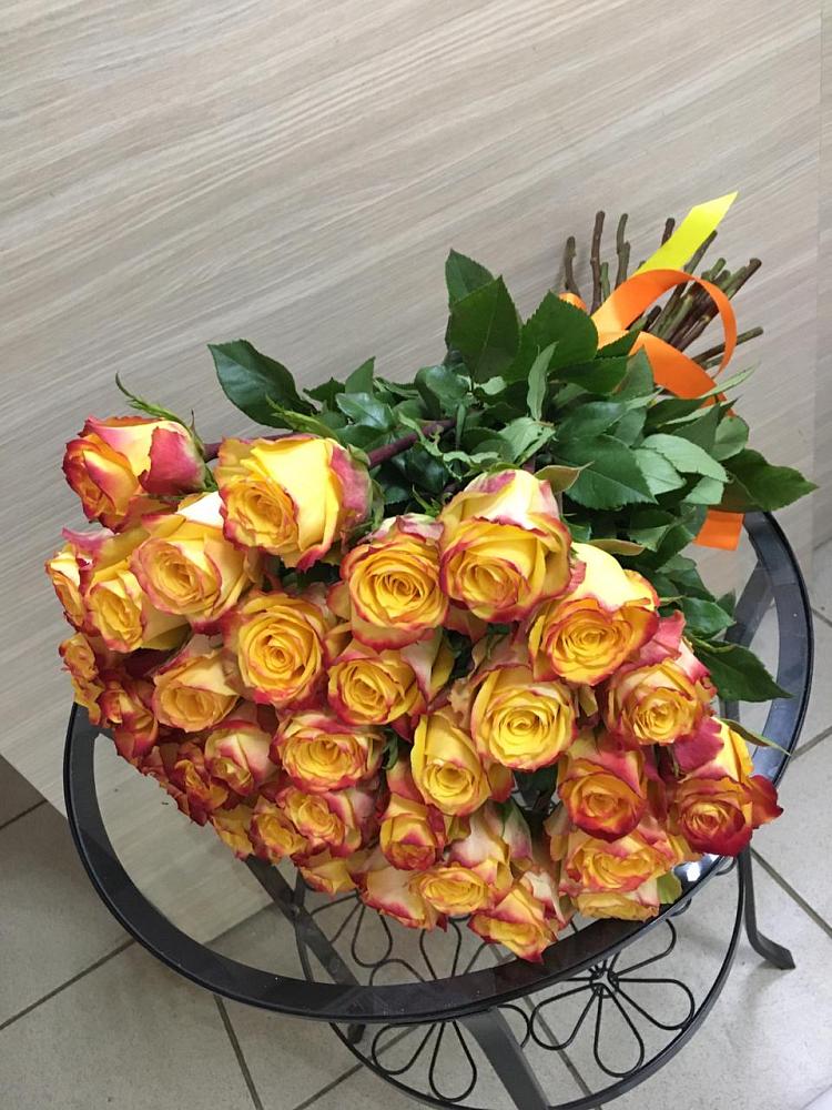 Букет Желтые розы в Рыздвяный