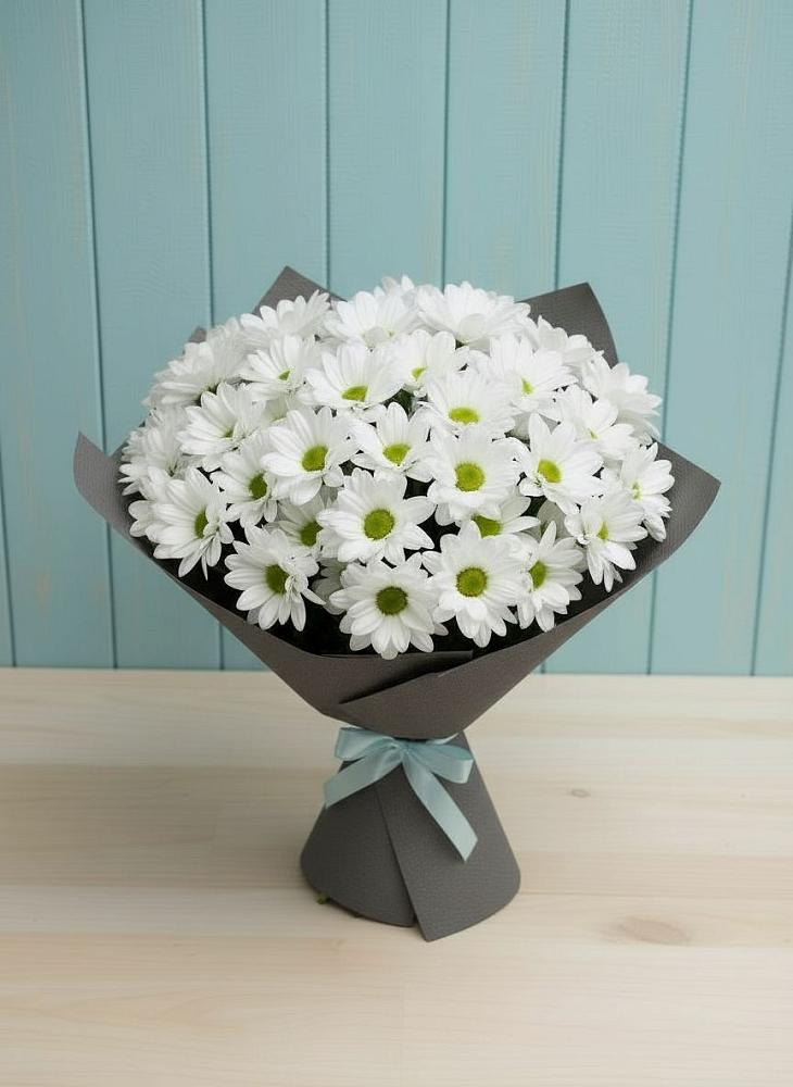 Букет цветов из: Хризантемы в Рыздвяный