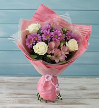 Букет цветов из:  Герберы в Рыздвяный