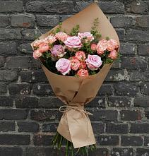 Букет цветов из:  Розы в Рыздвяный