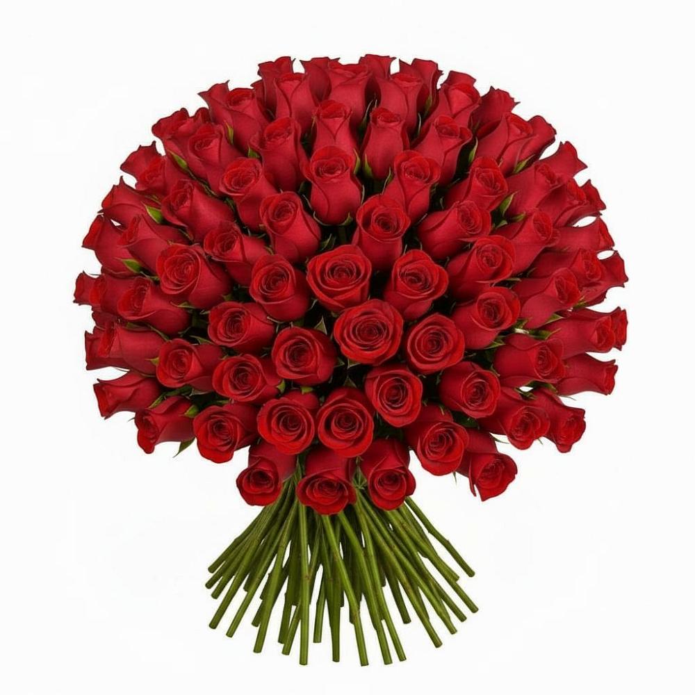 Букет Красные розы Чери Лав в Рыздвяный