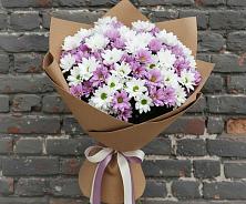 Букет цветов из:  Хризантемы в Рыздвяный