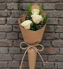 Букет цветов из:  Розы в Рыздвяный