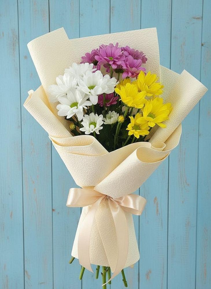 Букет цветов из: Хризантемы в Рыздвяный