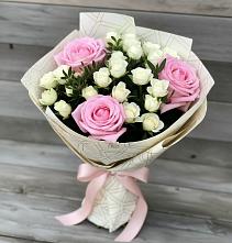 Букет цветов из:  Розы в Рыздвяный