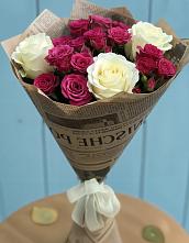 Букет цветов из:  Розы в Рыздвяный
