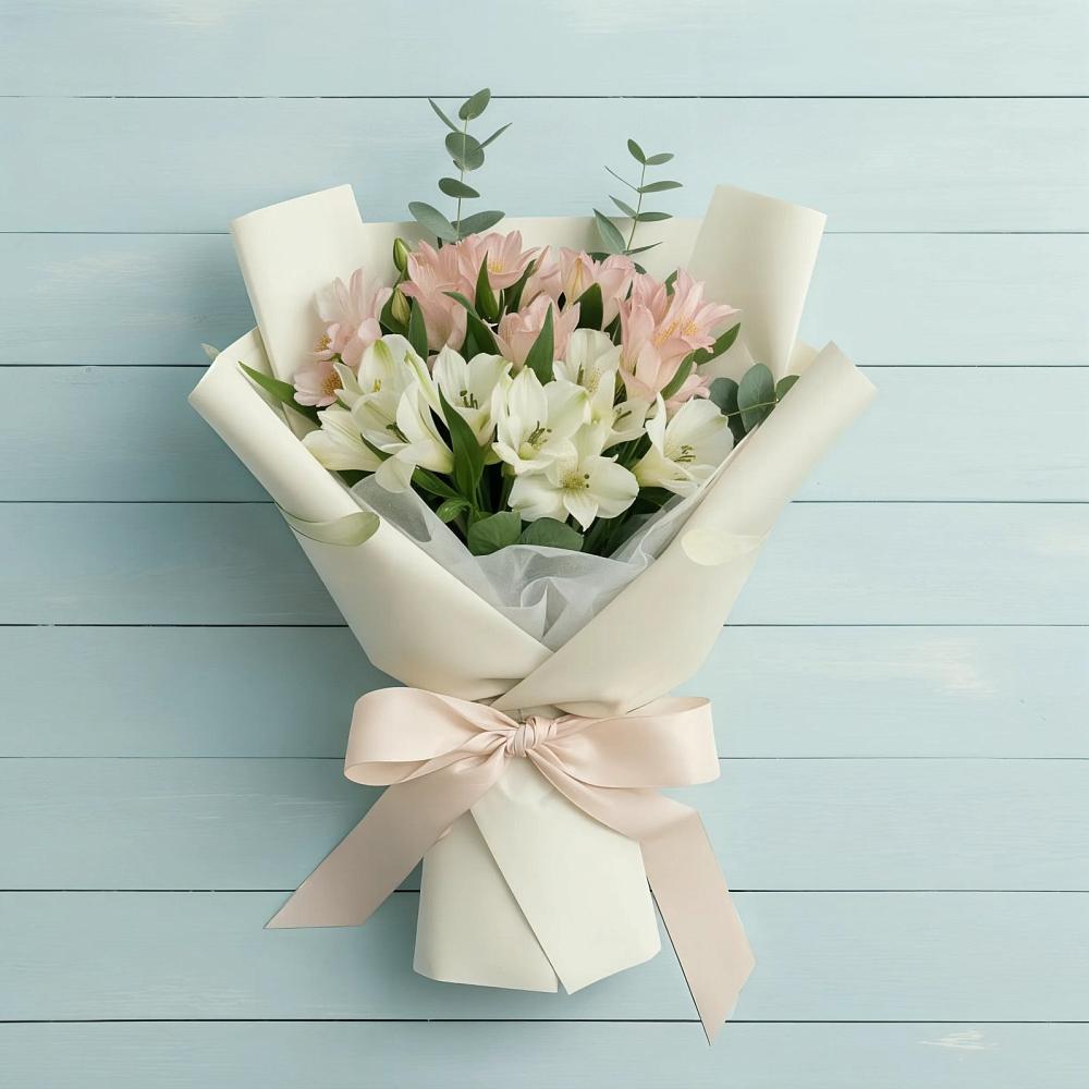 Букет цветов из: Альстромерии в Рыздвяный