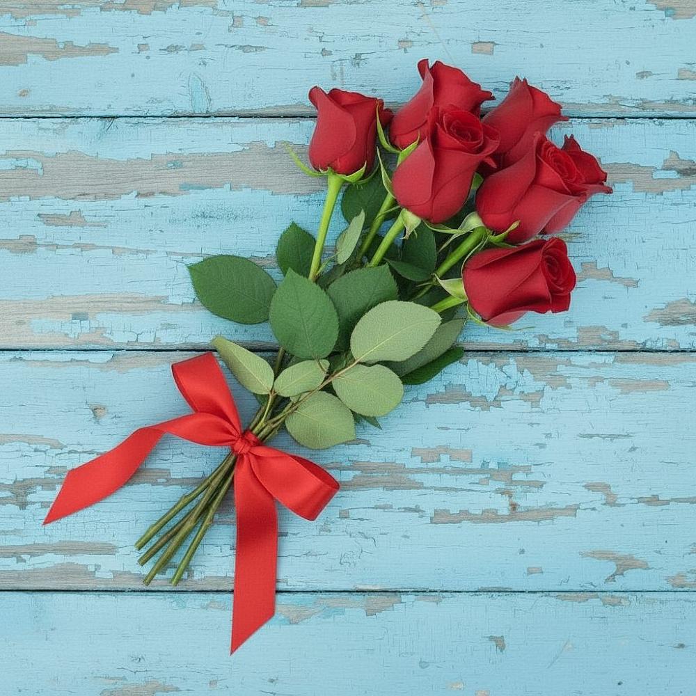 Букет Красные розы в Рыздвяный