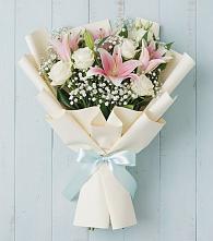 Букет цветов из:  Лилии в Рыздвяный