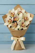 Букет цветов из:  Орхидеи и Розы в Рыздвяный